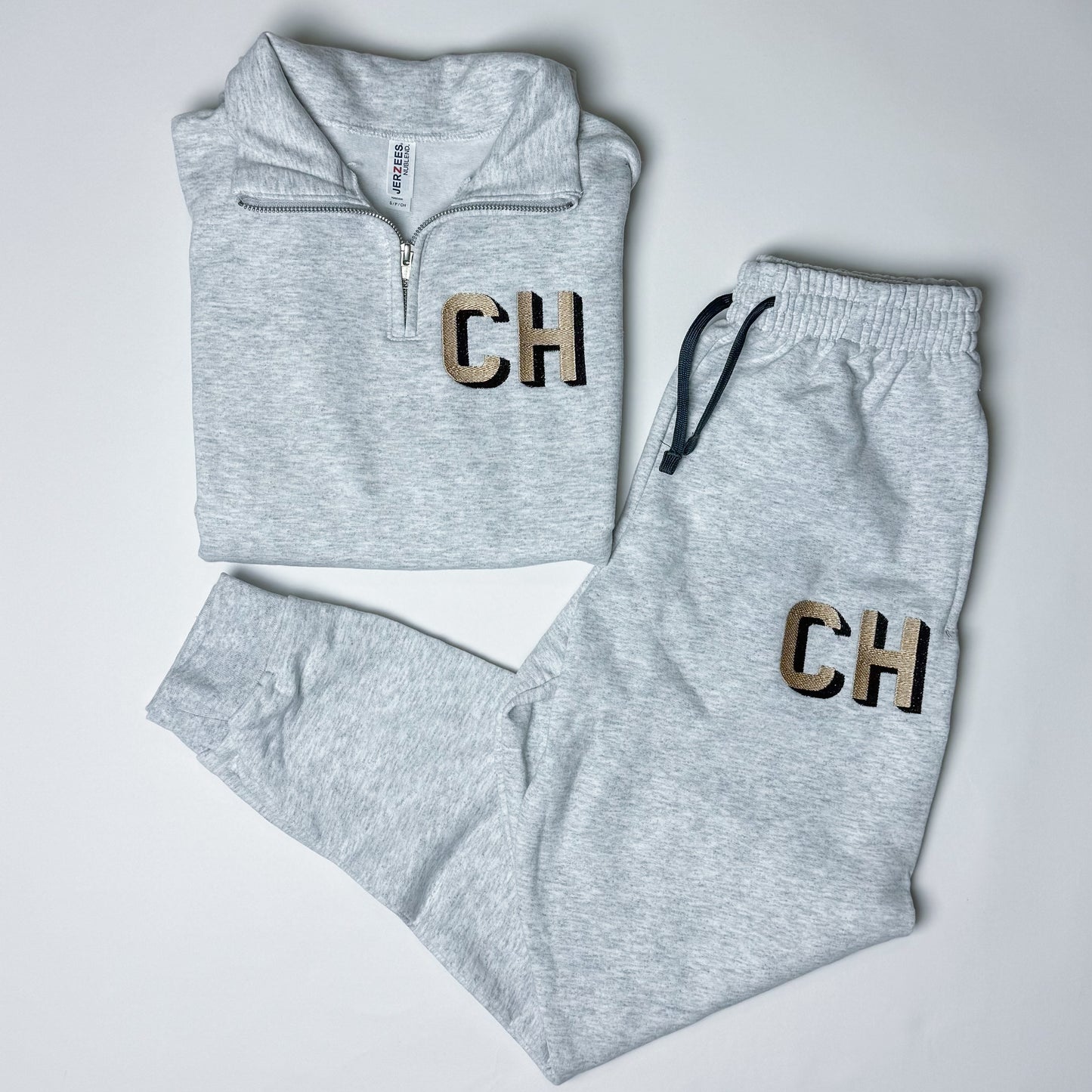 Monogrammed Joggers