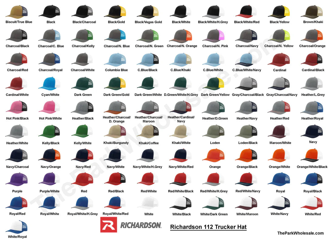 Embroidered Richardson Hats