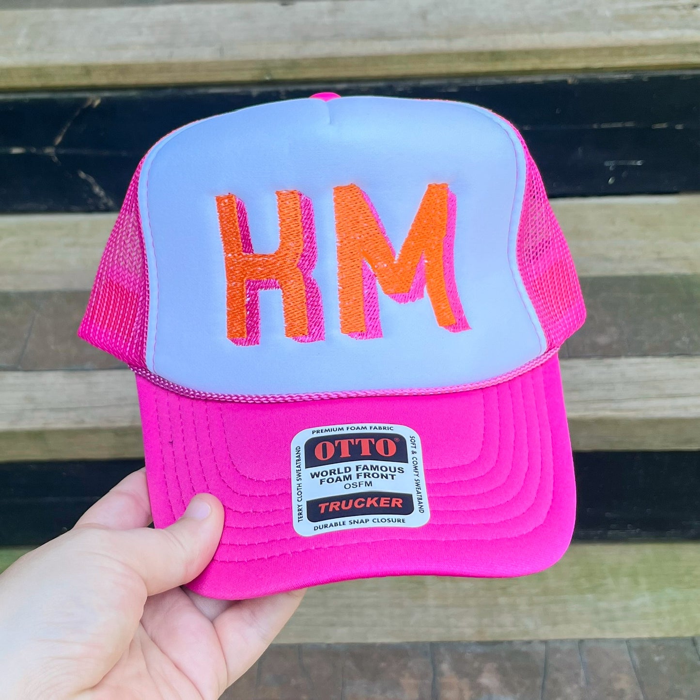 Monogrammed Foam Truckers