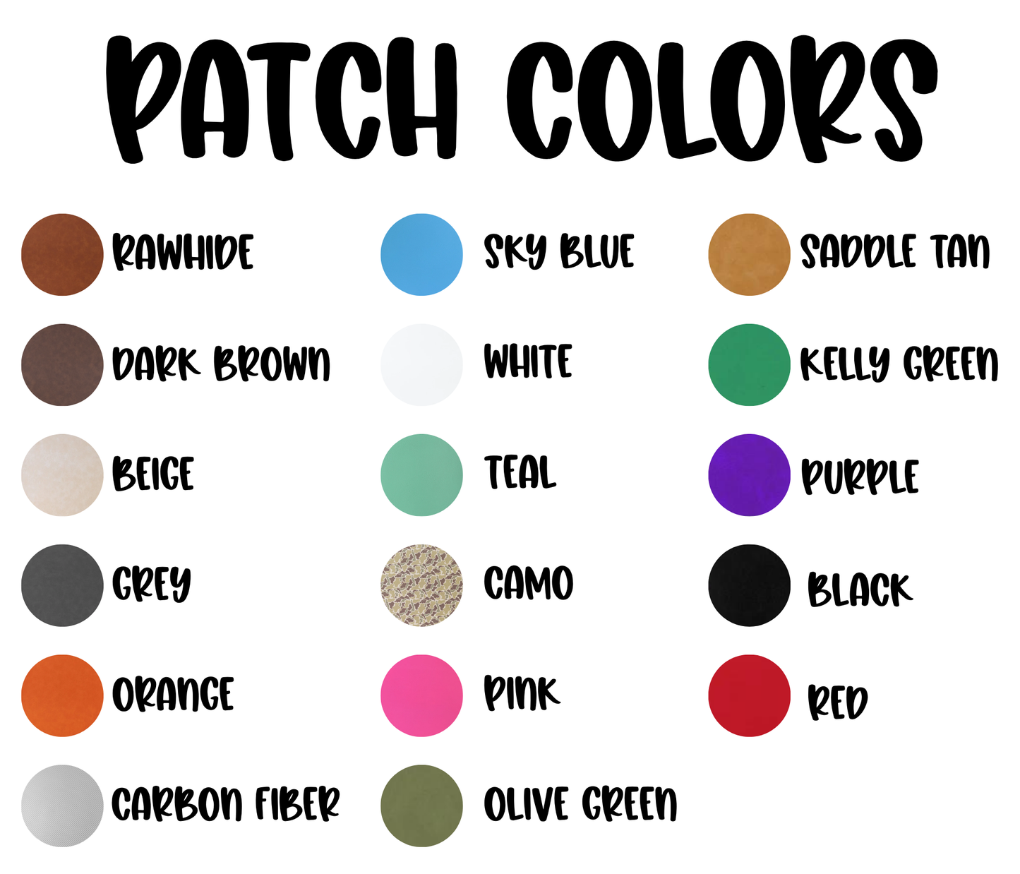 Custom Patches - only the patch - read the description