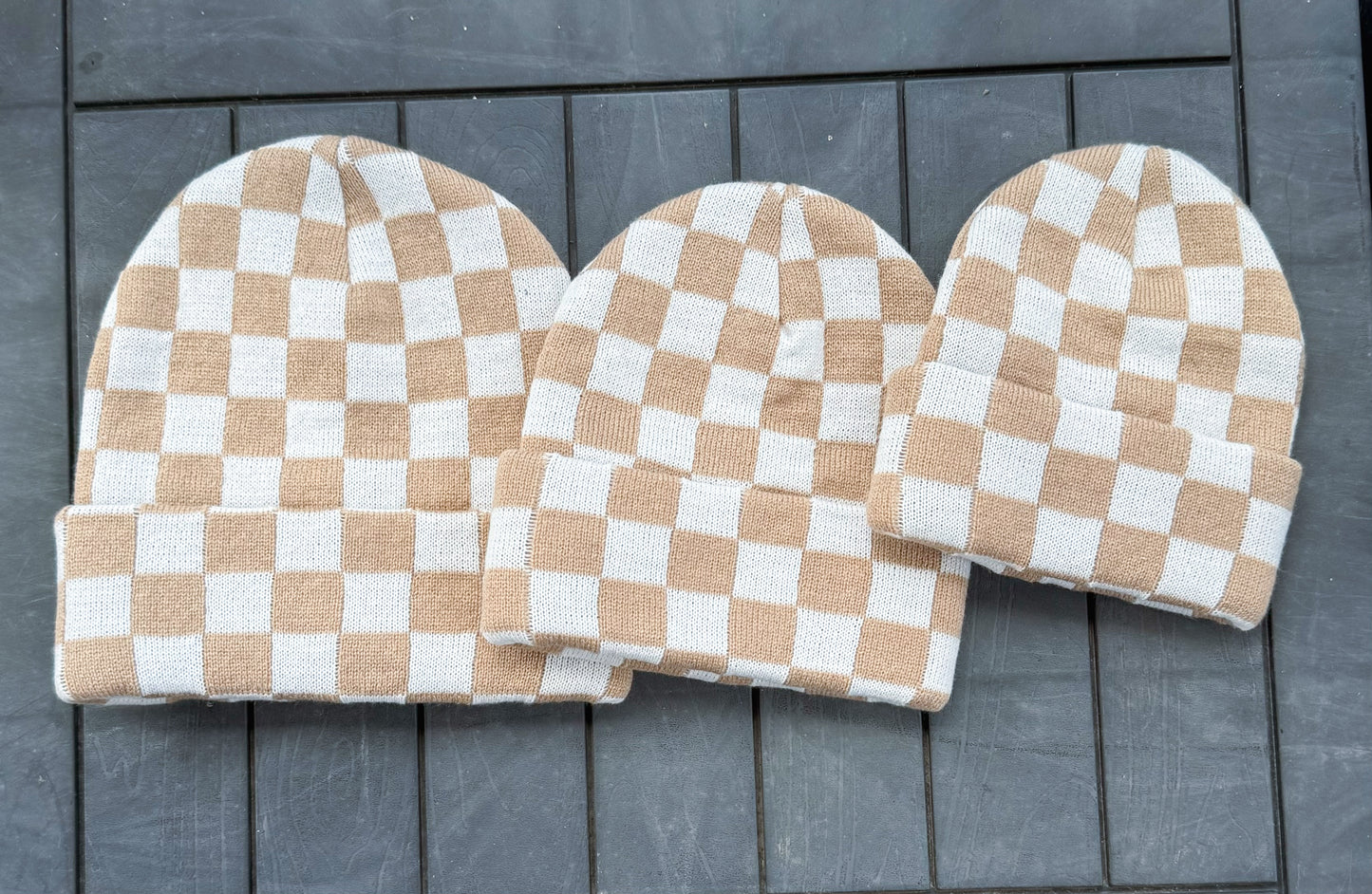 Checkered Beanie Preorder - ETA mid November