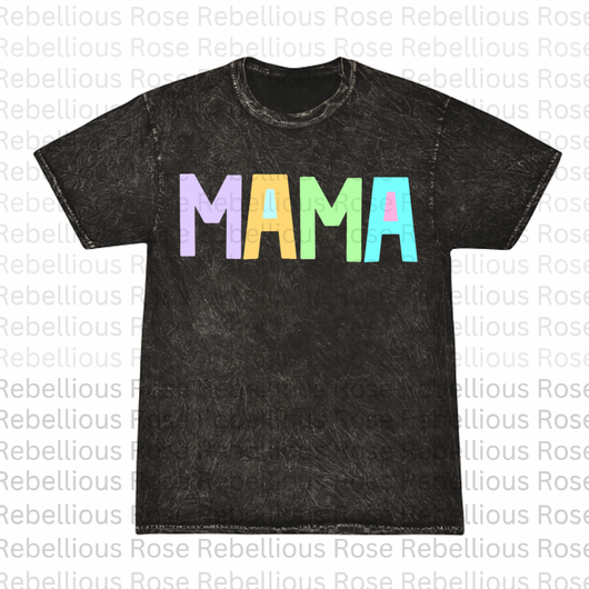 Mineral Wash Pastel Mama Tee