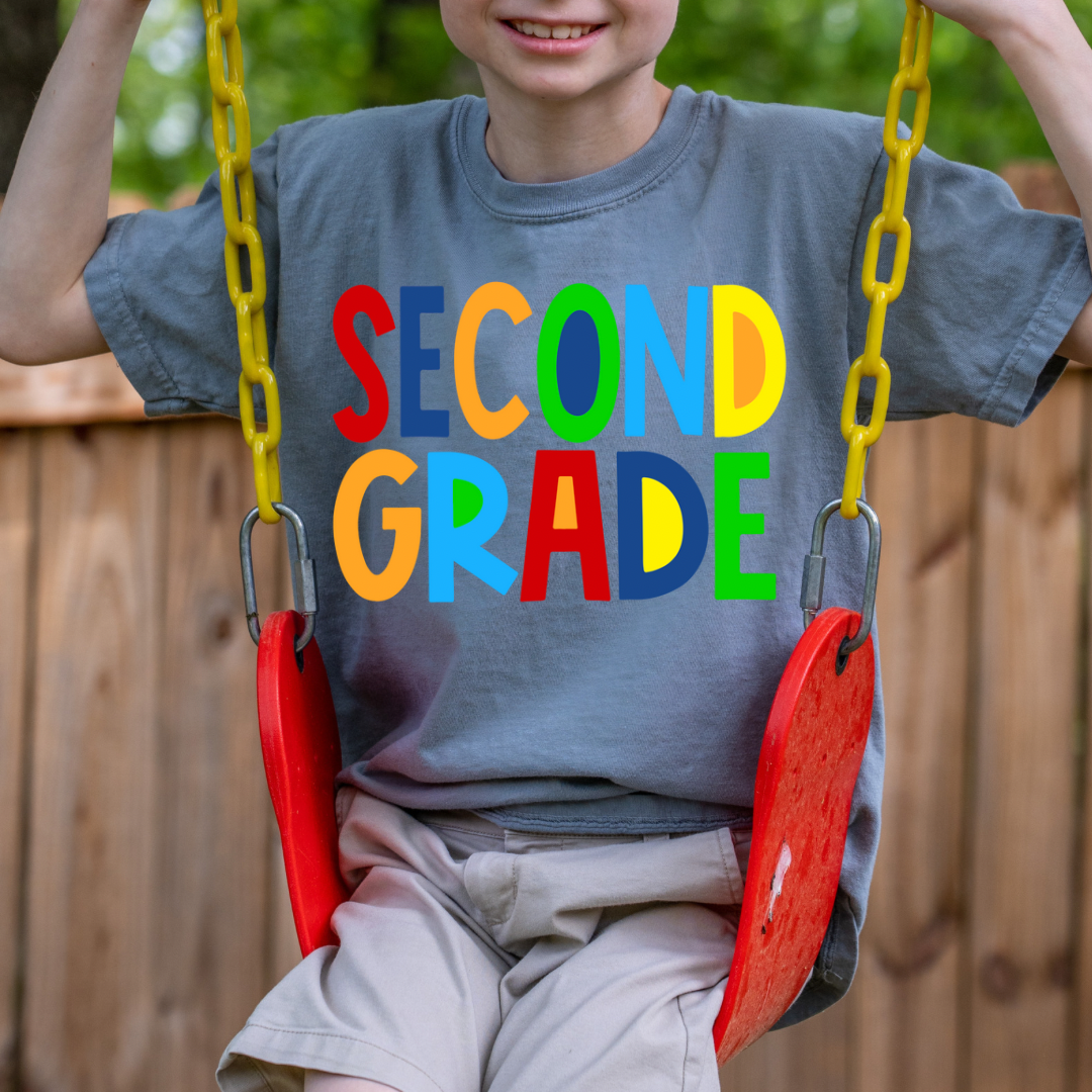 Primary Color Back to School Tees