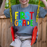 Primary Color Back to School Tees