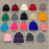 Custom Embroidered Beanies - Preorder - Read Description