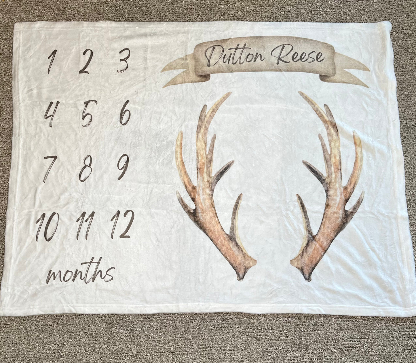 Custom Milestone Blankets