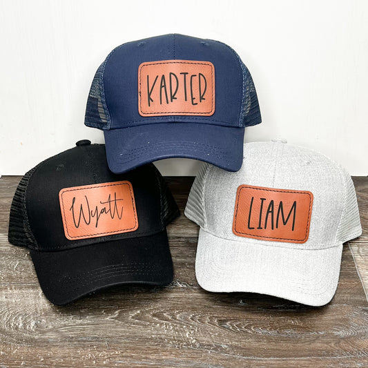 Custom Name Snapbacks - CURVED BRIM - Preorder