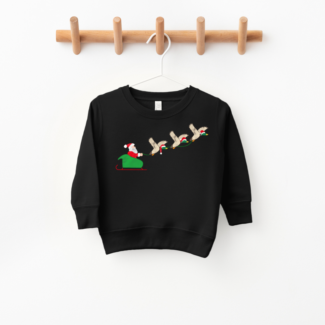 Santa Sleigh with Ducks