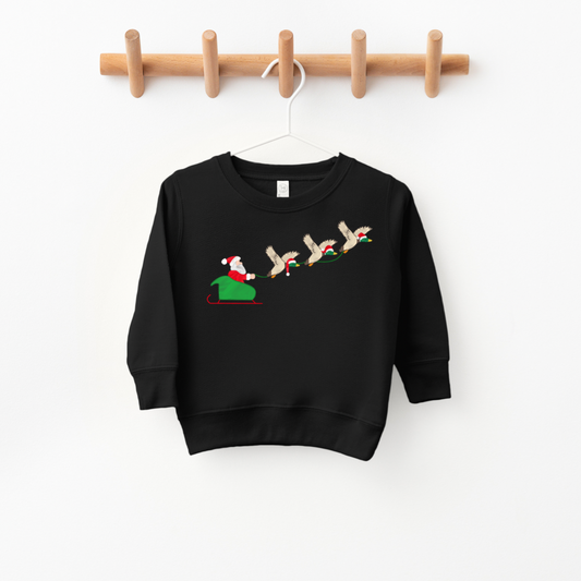 Santa Sleigh with Ducks